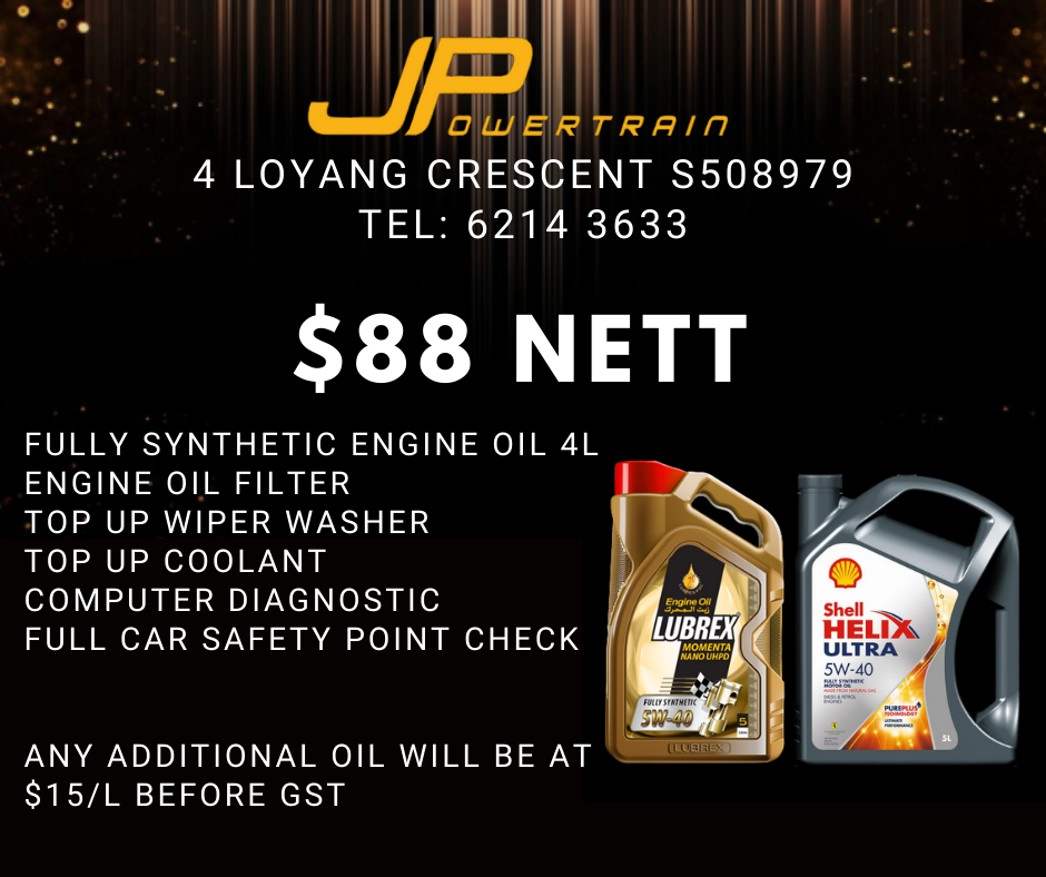 Promo new colour scheme What is included in the $88 car servicing package