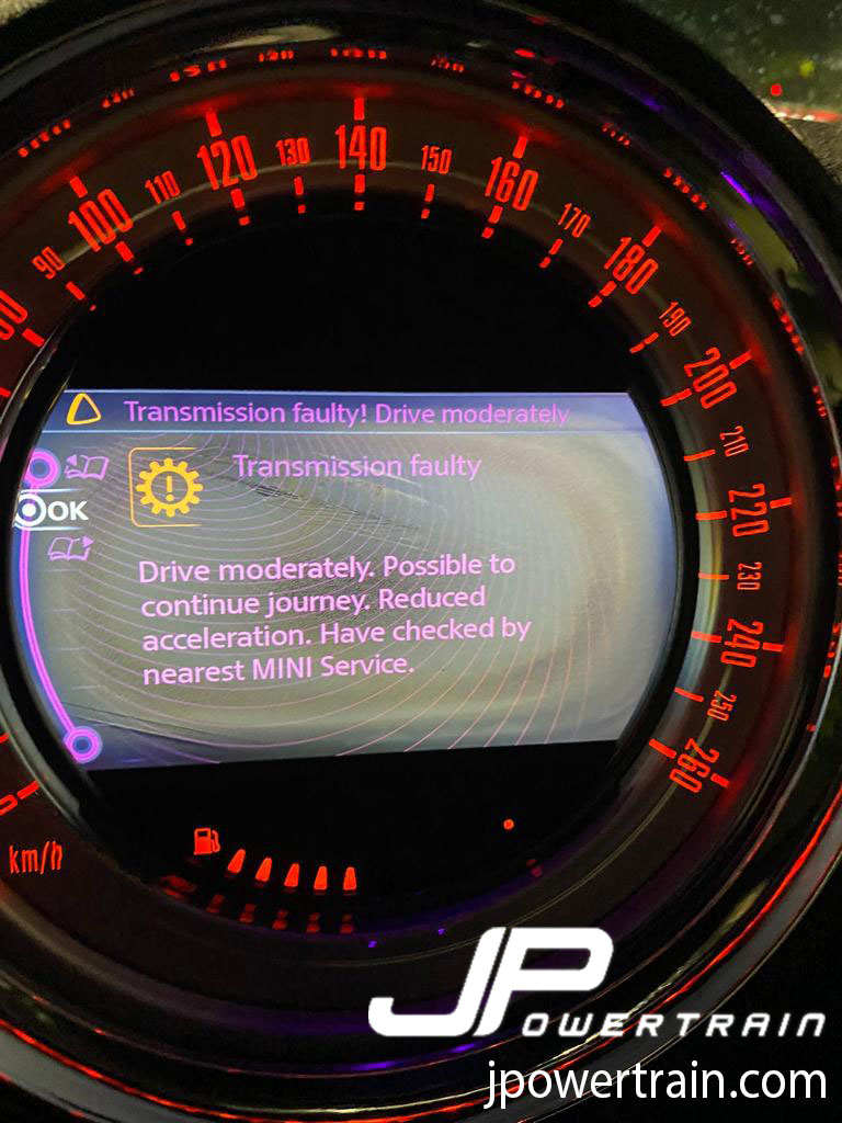 Gearbox Transmission Faulty message on dashboard